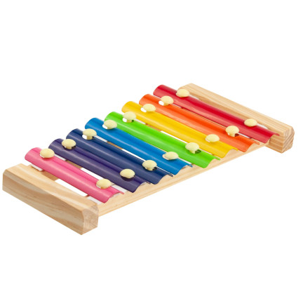 TG50019 BUNTES PÄDAGOGISCHES HOLZ-HACKBRETT FÜR BABY