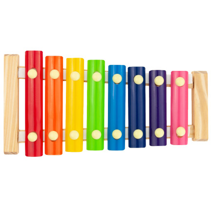 TG50019 BUNTES PÄDAGOGISCHES HOLZ-HACKBRETT FÜR BABY