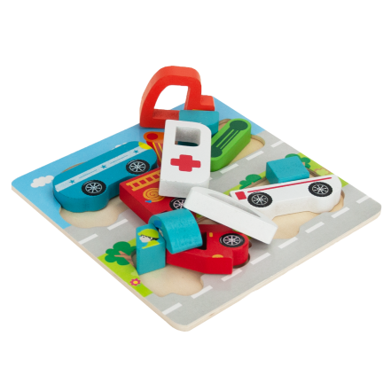 TG50027 puzzle dřevěné stavebnice hospodářských zvířat