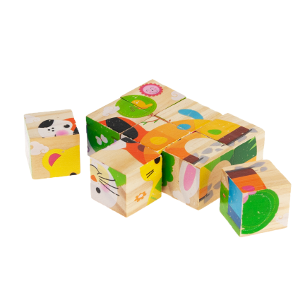TG50032 TREE COMPOSITE PUDDLE 6v1 puzzle se zvířaty