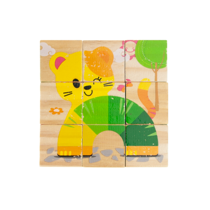 TG50032 TREE COMPOSITE PUDDLE 6v1 puzzle se zvířaty