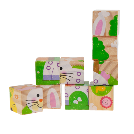 TG50032 TREE COMPOSITE PUDDLE 6v1 puzzle se zvířaty