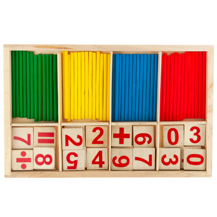 TG50050 DŘEVĚNÁ SADA MATEMATICKÝCH TYČINEK