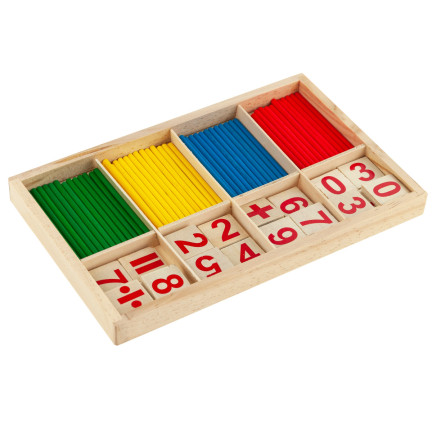 TG50050 DŘEVĚNÁ SADA MATEMATICKÝCH TYČINEK
