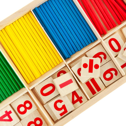 TG50050 DŘEVĚNÁ SADA MATEMATICKÝCH TYČINEK