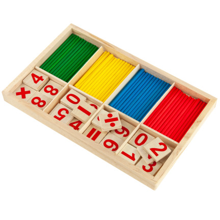 TG50050 DŘEVĚNÁ SADA MATEMATICKÝCH TYČINEK