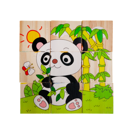 TG50051 TREKEY PULZZLE ANIMALS 6W1 Zoo für Kinder 9 Elemente