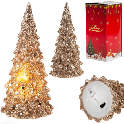 TG51109 LED SVÍTÍCÍ CHOIN GOLDEN BROKEN PLASTIC Vánoční stromek Mickey dárek