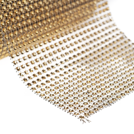 TG51185 DIAMANT BAND GOLD GÜRTEL ZIRKONE STRASSSTEINCHEN