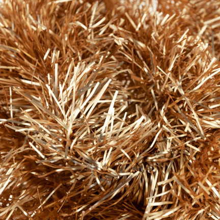 TG51877-GOLD METALLIC WEIHNACHTSBAUMKETTE DICKE GIRLANDE 2M