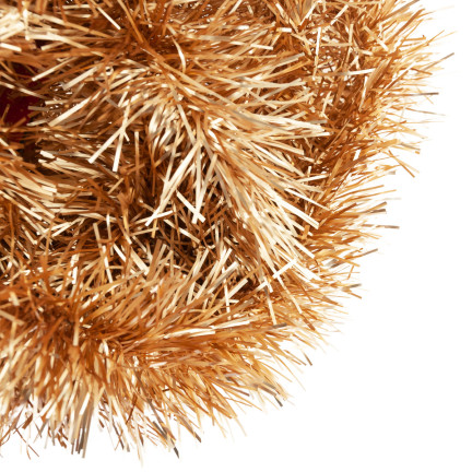 TG51877-GOLD METALLIC WEIHNACHTSBAUMKETTE DICKE GIRLANDE 2M