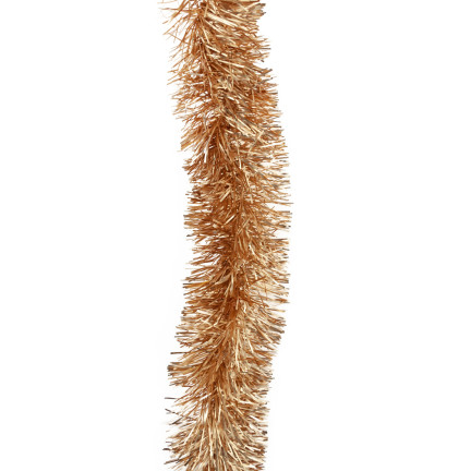 TG51877-GOLD METALLIC WEIHNACHTSBAUMKETTE DICKE GIRLANDE 2M