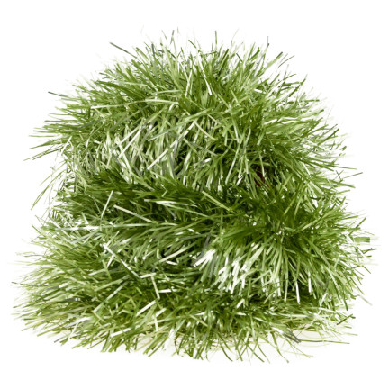 TG51877-GRÜNE WEIHNACHTSBAUMKETTE SILBER GRÜN DICHTE WEIHNACHTSBAUMGIRLANDE 2M