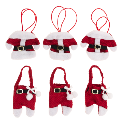 TG52959 BESTECKKLEIDUNGSSTÜCK 6 STÜCK/WÜRFEL-WEIHNACHTSMANN-TASSE