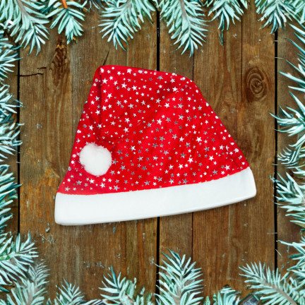 TG53088 STARS MICHAEL'S STARS HAT WITH STARS BAND STARS Weihnachtsoutfit