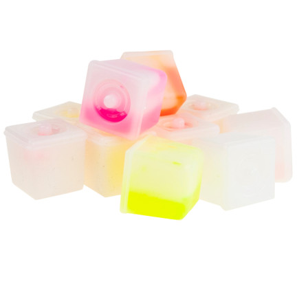 TG53193 FLUO farbige leuchtende Eiswürfel 12 Stück Eiswürfel