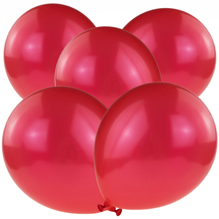 TG53244F METALLIC BALLOONS 5 STÜCKE ROSE CHROME BIRTHDAY Fuchsia