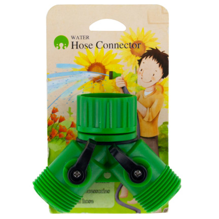TG53510 3/4 GARTENSCHLAUCH T-STÜCK + VENTILE