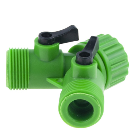 TG53510 3/4 GARTENSCHLAUCH T-STÜCK + VENTILE