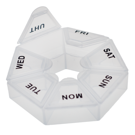 TG56518 ARZNEIMITTELBEHÄLTER TABLETTEN BOX ORGANIZER 7 TAGE WOCHE