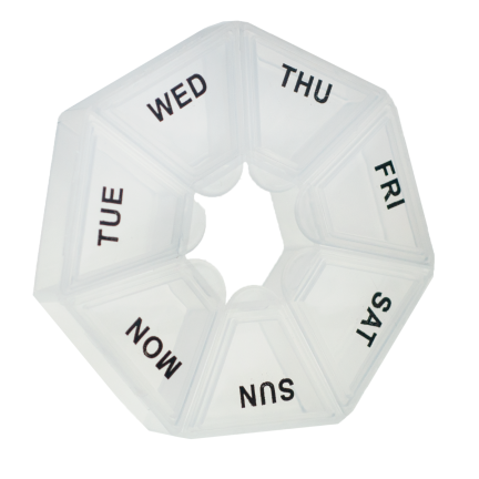 TG56518 ARZNEIMITTELBEHÄLTER TABLETTEN BOX ORGANIZER 7 TAGE WOCHE