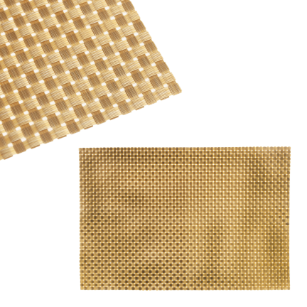 TG55049-2 TISCHUNTERSETZER GOLD UNTER TELLER WEIHNACHTLICHE TISCHDEKORATION
