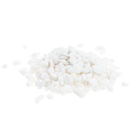 TG55068 DEKORATIVE KIESELSTEINE NATÜRLICHE WEISSE KIESELSTEINE GARTEN TÖPFE WALD IN EINEM GLAS