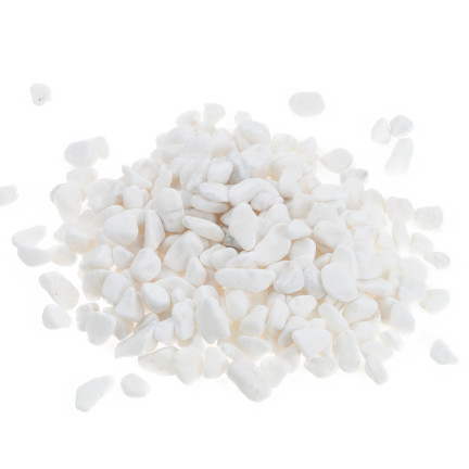 TG55068 DEKORATIVE KIESELSTEINE NATÜRLICHE WEISSE KIESELSTEINE GARTEN TÖPFE WALD IN EINEM GLAS