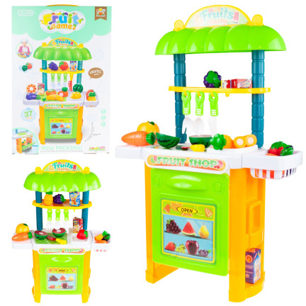 TG5512 SPIELZEUG MARKTSTAND OBST GEMÜSE SCHNEIDEN