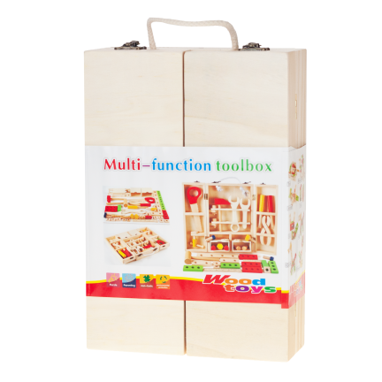 TG55451 Holzwerkzeug + Box Kinder-Werkstatt-Set