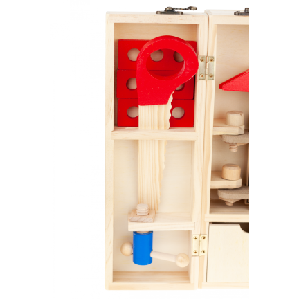TG55451 Holzwerkzeug + Box Kinder-Werkstatt-Set