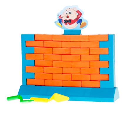 TG55504 FAMILIE WAND SPIEL GESCHICKLICHKEIT GROSSEN SPASS FALLEN ZIEGEL EINE WAND BAUEN
