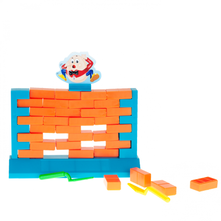 TG55504 FAMILIE WAND SPIEL GESCHICKLICHKEIT GROSSEN SPASS FALLEN ZIEGEL EINE WAND BAUEN