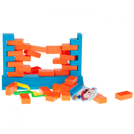 TG55504 FAMILIE WAND SPIEL GESCHICKLICHKEIT GROSSEN SPASS FALLEN ZIEGEL EINE WAND BAUEN
