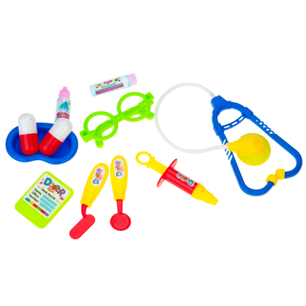 TG55505-1 DOKTOR BLAU DOKTOR KIT IN SPIELZEUGKOFFER KLEINER DOKTOR STETHOSKOP