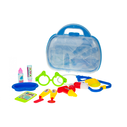 TG55505-1 DOKTOR BLAU DOKTOR KIT IN SPIELZEUGKOFFER KLEINER DOKTOR STETHOSKOP
