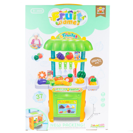 TG5512 SPIELZEUG MARKTSTAND OBST GEMÜSE SCHNEIDEN