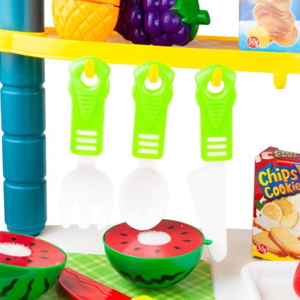 TG5512 SPIELZEUG MARKTSTAND OBST GEMÜSE SCHNEIDEN