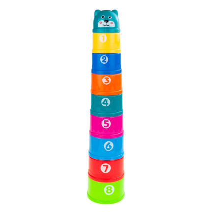 TG55517 VĚŽ S PYRAMIDOVÝMI POHÁRY NA HRANÍ PUZZLE