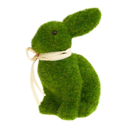 TG55596 BEFLOCKTES KANINCHEN