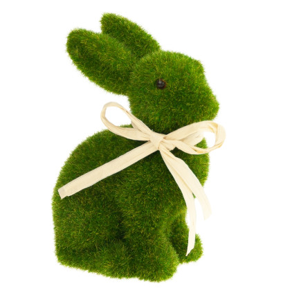 TG55596 BEFLOCKTES KANINCHEN