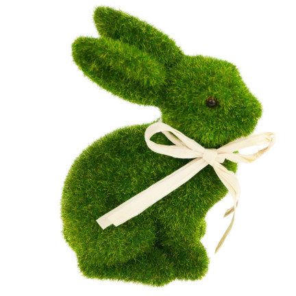 TG55596 BEFLOCKTES KANINCHEN