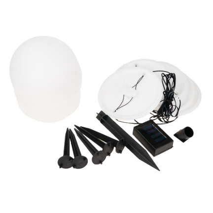 TG55962 SOLÁRNÍ LED VEDL 5PC BAREVNÉ POLOKOULE LAMPA