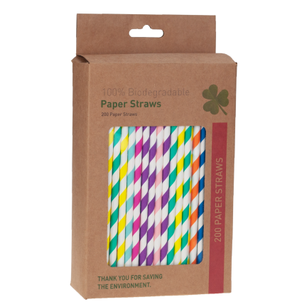 TG55984 200 PAPIERSTRÄNGE bunt eko 20cm 5mm