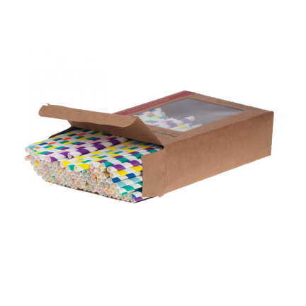 TG55984 200 PAPIERSTRÄNGE bunt eko 20cm 5mm