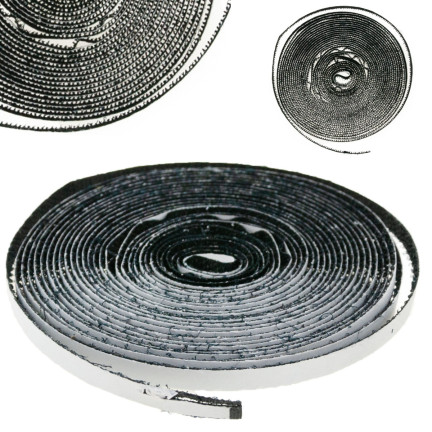TG56031-2 MOSKITTERS BLACK selbstklebendes Klettband 560cm