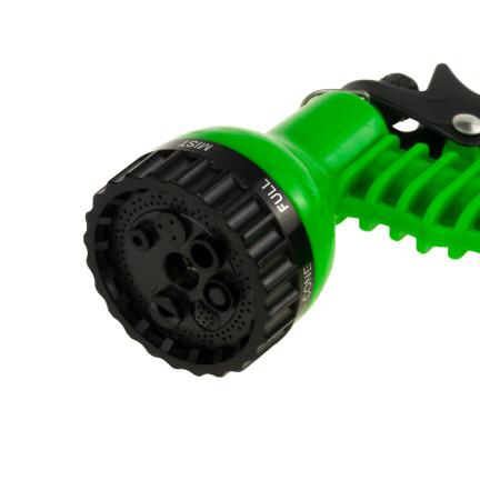TG56038 FLEXIBLER GARTENSCHLAUCH MIT BEWÄSSERUNGSPISTOLE15M + ANSCHLÜSSE