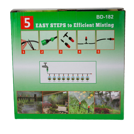 TG56052 Pflanzenbewässerungsset Gartenschlauch Bewässerungsschlauch Wasservorhang
