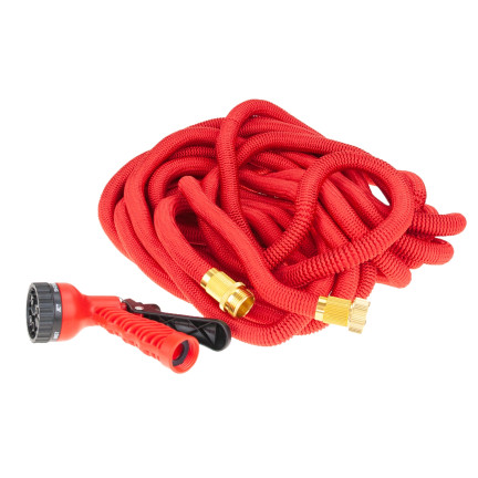 TG56056 Flexible, Stretchable Garden Hose, 22.5 m, with Spray Nozzle