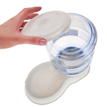 TG56074 3.8-liter dog food bowl with dispenser